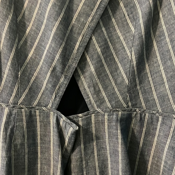 J Crew, Size 10, Blue w/ white stripe - Picture 3 of 6